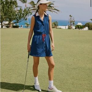 Navy Sleeveless Alcott Golf Dress Size XS Tuckernuck